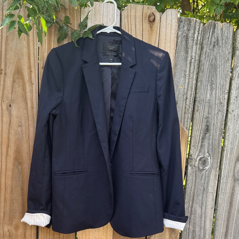 Jcrew Navy Blazer - Picture 1 of 5